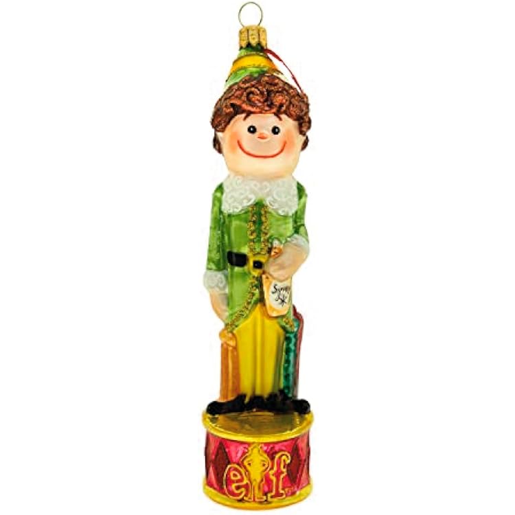 Hallmark Keepsake Christmas Ornament 2023, Buddy the Elf, Glass Elf Movie Gifts